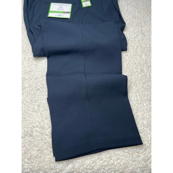 Dockers Navy Golf Performance Pleated Pant 34x30 - Picture 3 of 6